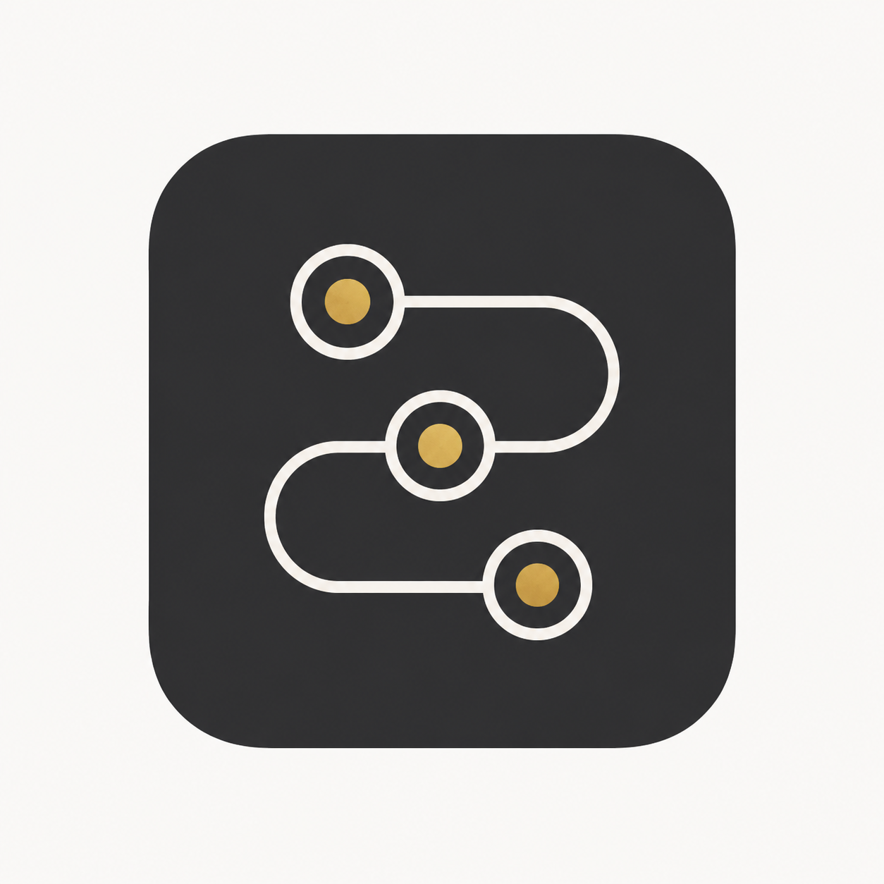 3-step system icon